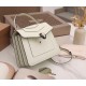 Bvlgari Serpenti Forever Medium Bag In White Calfskin