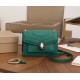 Bvlgari Serpenti Forever Small Crossbody Bag In Green Calfskin