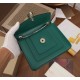 Bvlgari Serpenti Forever Small Crossbody Bag In Green Leather