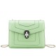 Bvlgari Serpenti Forever Small Crossbody Bag In Mint Leather