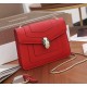 Bvlgari Serpenti Forever Small Crossbody Bag In Red Leather