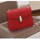 Bvlgari Serpenti Forever Small Crossbody Bag In Red Leather