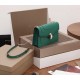 Bvlgari Serpenti Forever Small Cross-body Bag In Green Calfskin