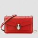 Bvlgari Serpenti Forever Small Cross-body Bag In Red Calfskin