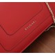 Bvlgari Serpenti Forever Small Cross-body Bag In Red Calfskin