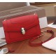 Bvlgari Serpenti Forever Small Cross-body Bag In Red Calfskin