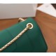 Bvlgari Serpenti Forever Medium Shoulder Bag In Green Calfskin