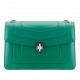 Bvlgari Serpenti Forever Large Shoulder Bag In Green Calfskin