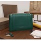 Bvlgari Serpenti Forever Large Shoulder Bag In Green Calfskin