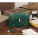 Bvlgari Serpenti Forever Large Shoulder Bag In Green Calfskin