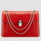 Bvlgari Serpenti Forever Large Shoulder Bag In Red Calfskin