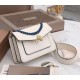 Bvlgari Serpenti Forever Medium Crossbody Bag with Chain White