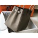 Hermes Birkin 35 Bag in Tourterelle Clemence Leather with GHW