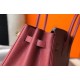 Hermes Birkin 35 Bag in Ruby Clemence Leather with GHW