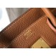 Hermes Birkin 35 Bag in Gold Clemence Leather with GHW