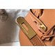 Hermes Birkin 35 Bag in Gold Clemence Leather with GHW