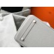 Hermes Birkin 35 Bag in Pearl Grey Clemence Leather with GHW