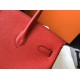 Hermes Birkin 35 Bag in Red Clemence Leather with GHW