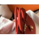 Hermes Birkin 35 Bag in Red Clemence Leather with GHW