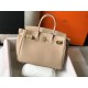 Hermes Birkin 35 Bag in Trench Clemence Leather with GHW