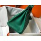 Hermes Birkin 35 Bag in Vert Vertigo Clemence Leather with GHW