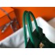 Hermes Birkin 35 Bag in Vert Vertigo Clemence Leather with GHW