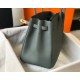 Hermes Birkin 35 Bag in Vert Amande Clemence Leather with GHW