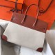 Hermes Birkin 35 Bag in Toile Canvas With Barenia Leather