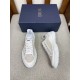 Dior Men's B28 Low-top Sneakers In White Oblique Jacquard