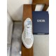 Dior Men's B28 Low-top Sneakers In White Oblique Jacquard