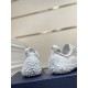 Dior Men's B28 Low-top Sneakers In White Oblique Jacquard