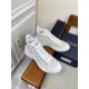 Dior Men's B28 High-top Sneakers In White Oblique Jacquard