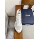 Dior Men's B28 High-top Sneakers In White Oblique Jacquard