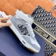 Dior Men's B27 High-top Sneakers In Grey Calfskin