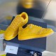 Dior Men's B27 World Tour Sneakers In Yellow Leather