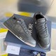 Dior Men's B27 World Tour Sneakers In Black Leather