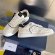 Dior & Shawn Men's B27 Low-Top Sneakers In White Leather