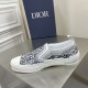 Dior Men's B23 Slip-On Sneakers In Canvas with Shawn Embroidery