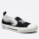 Dior Men's B23 Slip-On Sneakers In Black Shawn Canvas