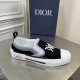 Dior Men's B23 Slip-On Sneakers In Black Shawn Canvas