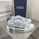 Dior Men's B23 Low-top Sneakers In Canvas with Arsham Motif