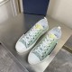 Dior Men's B23 Low-top Sneakers with Green and Yellow Print