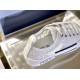 Dior Men's B23 Low-top Sneakers In White Oblique Canvas