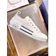 Dior Men's B23 Low-top Sneakers In White Oblique Canvas