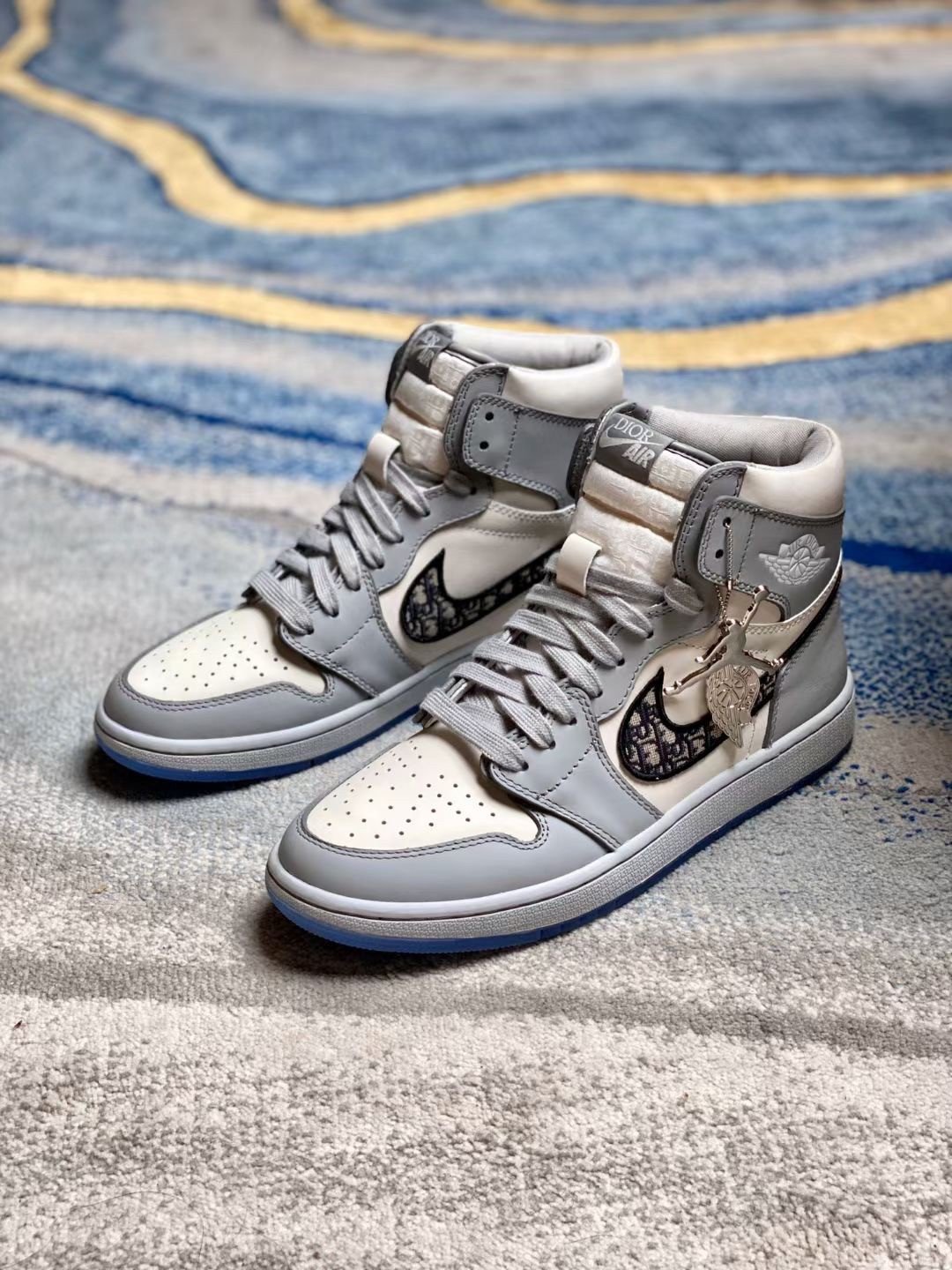 Dior x Nike Air Jordan 1 High-top Sneakers