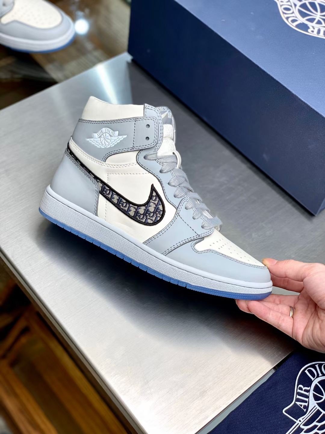 Dior x Nike Air Jordan 1 High-top Sneakers