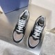 Dior Men's B29 Sneakers In Gray Mesh and Black Suede