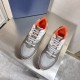 Dior Men's B29 Sneakers In Gray Mesh and Suede