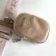 Prada Re-Edition 2005 Shoulder Bag In Beige Re-Nylon