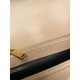 Saint Laurent College Medium Chain Bag In Beige Goatskin